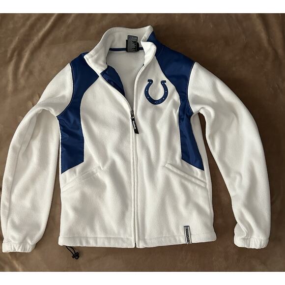 NFL Team Apparel Indianapolis Colts Football Fleece Zip Up Jacket Women Small - Picture 13 of 14